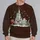 Fairytale Castle, Snowy Tree And Peppermints For Magical Winter Park Family Getaways All-over Print Knitted Sweater - 2