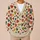Multicolor Heart Motifs for Cheerful Everyday Layering and Casual Romance for Women All-over Print Knitted Cardigan - 6