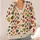Multicolor Heart Motifs for Cheerful Everyday Layering and Casual Romance for Women All-over Print Knitted Cardigan - 4