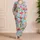Sea Turtle And Hibiscus Tropical Resort Style For Beach Getaways, Women & Men Outfit Satin Pajamas Set - 4