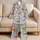 Sea Turtle And Hibiscus Tropical Resort Style For Beach Getaways, Women & Men Outfit Satin Pajamas Set - 5