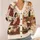 Whimsical Cat Living Room Scene for Cozy Everyday Layering and Casual Wardrobe Styling All-over Print Knitted Cardigan - 4