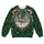 Coquette Reindeer and Pink Bow for Christmas Holiday Cheer All-over Print Knitted Sweater - 4