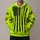 Distressed Star Stripe Emblem For Commute And Worksite Visibility Everyday American Style All-over Print Hoodie (Lightweight) - 1