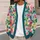 Colorful Floral Blooms for Relaxed Everyday Layering and Daily Commuting Women’s Style All-over Print Knitted Cardigan - 5