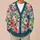 Colorful Floral Blooms for Relaxed Everyday Layering and Daily Commuting Women’s Style All-over Print Knitted Cardigan - 6