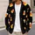 Candy Corn Halloween Motifs For Festive Fall Layering And Everyday Women's Seasonal Style All-over Print Knitted Cardigan - 5