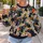 Black Cats Among Colorful Wildflowers for Whimsical Everyday Style and Cat Lovers All-over Print Knitted Sweater - 5