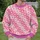 Pink Star Gingham Checks For Playful Everyday Casual Style All-over Print Knitted Sweater - 6
