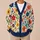 Colorful Wildflower Garden for Everyday Layering and Weekend Outings, Boho Women All-over Print Knitted Cardigan - 6