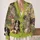Impressionist Puppy Garden Scene For Spring Layering And Dog Lover Weekend Style All-over Print Knitted Cardigan - 2