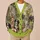 Impressionist Puppy Garden Scene For Spring Layering And Dog Lover Weekend Style All-over Print Knitted Cardigan - 6