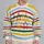Colorful Star and Stripe Motif for Vintage Casual Outings and Holiday Style All-over Print Knitted Sweater - 2