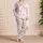 Blush Leopard For Cozy Nights, Spa Days, And Gift Giving For Women Who Love Luxe Satin Pajamas Set - 4