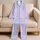 Pastel Heart Sparkle For Relaxed Nights, Giftable Lounging, Sweet Style At Home For Her Satin Pajamas Set - 5