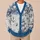 Nautical Sailing Ships And Octopus Ocean Motifs For Beach Days And Coastal Style All-over Print Knitted Cardigan - 6