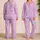 Pastel Rainbow Glitter For Cozy Nights, Travel Gifts, And Easy Home Comfort For Women Satin Pajamas Set - 2
