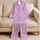 Pastel Rainbow Glitter For Cozy Nights, Travel Gifts, And Easy Home Comfort For Women Satin Pajamas Set - 5
