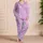 Pastel Rainbow Glitter For Cozy Nights, Travel Gifts, And Easy Home Comfort For Women Satin Pajamas Set - 4
