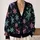 Colorful Snowflake Holiday Winter Style For Festive Everyday Layering For Women Cozy All-over Print Knitted Cardigan - 2