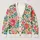 Vibrant Watercolor Wildflower Blooms for Everyday Layering and Garden Gathering Style All-over Print Knitted Cardigan - 1