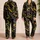 Golden Marble Flow for Cozy Nights, Lounge Days, and Relaxed Home Moments, Women Satin Pajamas Set - 2