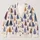 Watercolor Evergreen Trees For Cozy Winter Outings And Casual Everyday Layering For Women All-over Print Knitted Cardigan - 1