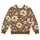 Ivory Wildflowers and Leaves for Cozy Thanksgiving Gatherings and Autumn Celebrations All-over Print Knitted Sweater - 4