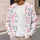 Pastel Heart Motifs for Romantic Beach Dates and Everyday Layering in Plus Size Style All-over Print Knitted Cardigan - 5