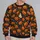 Smiling Pumpkin And Ghost Motifs For Halloween Parties And Autumn Outings All-over Print Knitted Sweater - 2