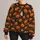 Smiling Pumpkin And Ghost Motifs For Halloween Parties And Autumn Outings All-over Print Knitted Sweater - 1