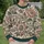 Vintage Teal And Blush Botanicals For Relaxed Everyday Style And Weekend Outings All-over Print Knitted Sweater - 6