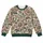 Vintage Teal And Blush Botanicals For Relaxed Everyday Style And Weekend Outings All-over Print Knitted Sweater - 4
