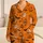 Halloween Pumpkin Bat Ghost Skull Jack O Lantern Treat Night Party Gift for Women Satin Pajamas Set - 1