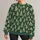 Cream Christmas Trees for Cozy Holiday Gatherings and Festive Winter Celebrations at Home All-over Print Knitted Sweater - 1