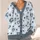 Grey Heart Motifs For Cozy Winter Layering, Casual Date Days, And Everyday Women’s Style All-over Print Knitted Cardigan - 4