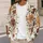 Bohemian Rust Floral Motifs for Beach Vacation Layering and Casual Summer Dressing All-over Print Knitted Cardigan - 5