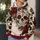 Ivory Sugar Skull Roses for Day of the Dead Festivals and Cultural Celebrations All-over Print Hoodie (Lightweight) - 5