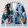 Retro Cat Motif For Beach Getaways And Casual Summer Layering For Plus Size Women All-over Print Knitted Cardigan - 1