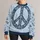 Ornate Navy Peace Medallion for Calm Spring Outings and Relaxed Everyday Bohemian Style All-over Print Knitted Sweater - 1