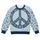 Ornate Navy Peace Medallion for Calm Spring Outings and Relaxed Everyday Bohemian Style All-over Print Knitted Sweater - 4