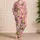 Avocado Hearts Fruit Motif for Cozy Bedtime Relaxation, Casual Home Lounging And Gifting Satin Pajamas Set - 4