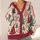 Christmas Tree Holiday Layering Gift Idea for Women, Cozy Festive Winter Weekend Style All-over Print Knitted Cardigan - 4