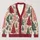 Christmas Tree Holiday Layering Gift Idea for Women, Cozy Festive Winter Weekend Style All-over Print Knitted Cardigan - 1