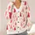 Pink And Red Evergreen Trees For Festive Winter Gatherings And Everyday Holiday Style All-over Print Knitted Cardigan - 4