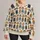 Whimsical Dressed Cat Characters for Cozy Casual Weekends and Fall Outings All-over Print Knitted Sweater - 1