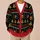 Creepy Gingerbread and Zombie Tree Holiday Style for Retro Christmas Fans and Teens All-over Print Knitted Cardigan - 6