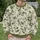 Olive Floral Blooms for Relaxed Spring Days and Sunny Weekend Getaways for Women All-over Print Knitted Sweater - 6