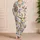 Botanical Meadow Floral Blooms for Relaxing Bedtime and Weekend Lounging Women's Satin Pajamas Set - 4