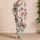Charming Coral Wildflower Meadow Floral Gift for Spring Garden Lovers and Nature Fans Satin Pajamas Set - 4